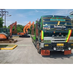 Delivery of Heavy Equipment Via Selfloader Surabaya - Jakarta Trusted
